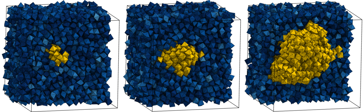 Nucleation of octahedra